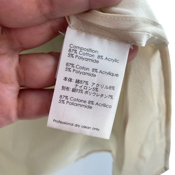 Phillip Lim Size M Layered Sweater‎ Vest Top Size Gray Beige Academia Preppy NWT - Picture 11 of 11